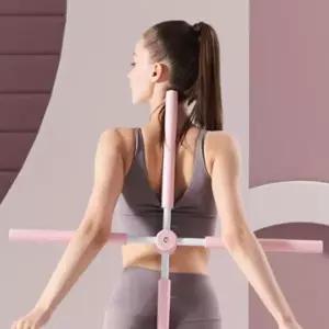 십자 스트레칭 스틱 바른자세 이 요가봉 굽은어깨