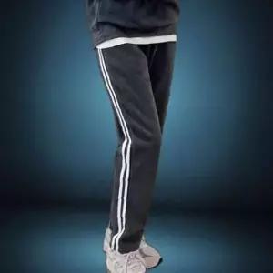 여성 두줄 일자 기모트레이닝 바지 20대 헬스장옷