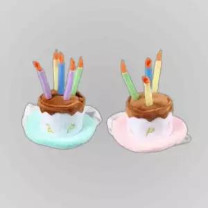 강아지 생일모자