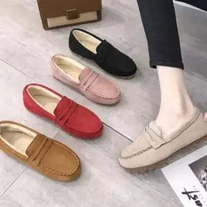 모카신 털신발 털단화 캐주얼화 여성 ZG8891-2