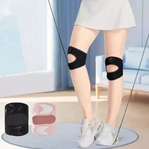 러닝 여성 무릎보호대 스포츠 충격완화 부상방지 1P 관절 운동 밴드 어르신 보호 다리