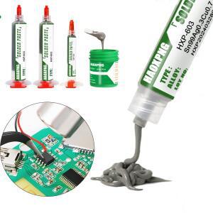 Sn99ag0.3cu0.7 무연 납땜 페이스트 217 ° 무세척 고온 SMD/BGA/SMT/IC/PCB 수리용