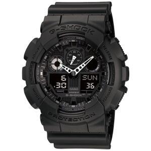 카시오 G-Shock GA100-1A1 | 남성 터프 아날로그-디지털 시계 200만 방수 충격 자기 저항 스포티하고 견고한 디자인