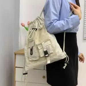 미콘 21043 여성 데일리 캐주얼 복조리 백팩 포켓가방