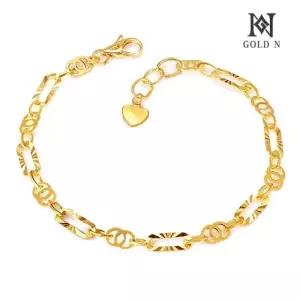 [골드앤] 순금 24K 로터스 팔찌 3.75g