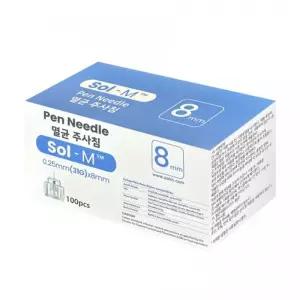 펜니들 솔엠 인슐린 멸균주사침 31G 8MM 100개입