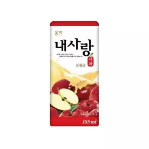 웅진 내사랑 사과 드링크 185ml x 12개