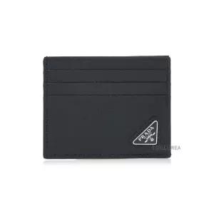 [롯데백화점]프라다 라벨루쏘  FW25 남성 사피아노 가죽 카드지갑 2MC223 QHH F0002