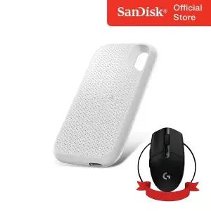 [샌디스크]SOI 익스트림 포터블 외장 SSD 화이트 E61 1TB / 로지텍 G102 증정