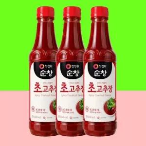 [대상(주)] 청정원 순창 초고추장 초장 1kg X 3개
