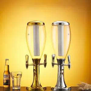 맥주 소맥타워 피쳐 없음 대형 디스펜서 3L 하이볼 실버 와인