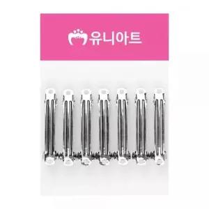 실버 자동 헤어핀 5cm 머리핀 만들기 부자재 액세서리 헤어 악세사리