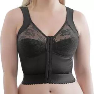 프론트 클로저 롱라인 브라 9603 미국산 와이어 프리 편안함 등받이 포함 소프트 컵 일상적인 자신감