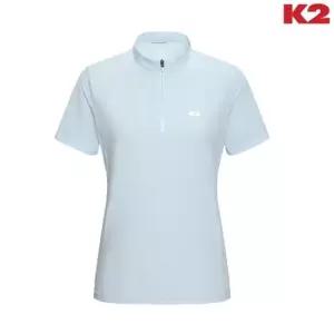 K2 케이투 여성 여름 냉감 오싹 아이스 SUNGUARD 반팔 집업티셔츠 KWM25224YD LE1221