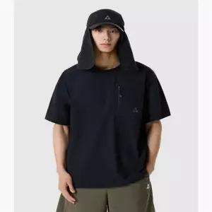 르꼬끄 QR223LWT51_BLK0 유니 씬플렉스 루즈핏 경량 반팔 피스테 - 블랙 51 6212374