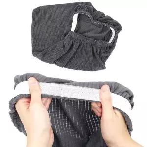 의자와플커버 047LHB93 의자커버회색 의자보 의자리폼 의자커버