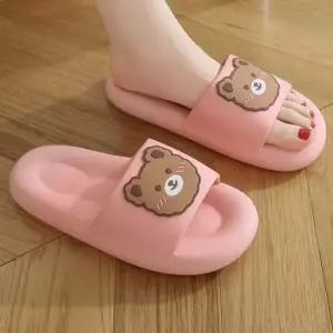 슬리퍼 굽있는 쿠션 좋은 캐릭터 실내 야외 슬리퍼 실내화 사무실슬리퍼 여성슬리퍼