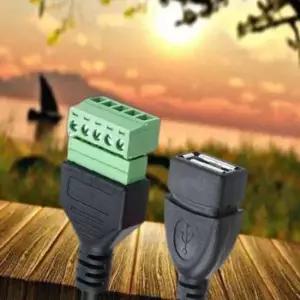 터미널 변환 케이블 USB 2.0 A type female to 5pin