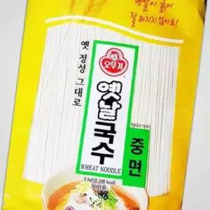 식자재 국수 중면 오뚜기 3kg 누들 식당용 중면국수 업소용 식당 누들