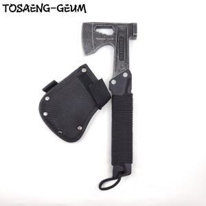 TOSAENG-GEUM 다 기능 용도 캠핑 농사 호신 휴대 용 경량 장작 바토닝 손 도끼 망치