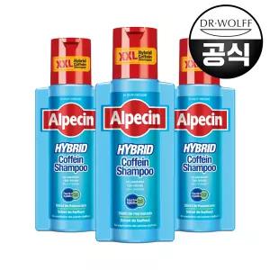 알페신 하이브리드 카페인 샴푸 375ml 3개