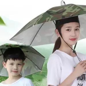 우산 모자 비올때쓰는모자 특이한우산 머리우산 농부모자 햇빛가리개모자