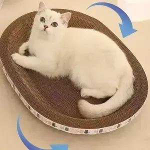 골판지 고양이 Scratr 스크레이퍼 긁는 보드 연삭 손톱 대화 형 보호 가구