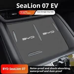 BYD 시리온 07 EV 차량용 컵 매트 센터 콘솔 수납함 패드 도어 홈 라이너 논슬립 실내 액세서리
