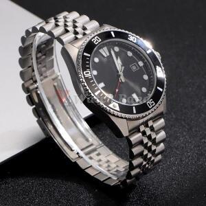 19mm 20mm 21mm 곡선 끝 스테인레스 스틸 시계 밴드 롤렉스 DATEJUST Jubilee 솔리드 스트랩 팔찌 남성  시