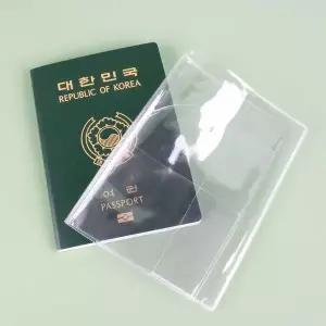 신여권 커버 여권케이스 비닐 카드슬롯 투명
