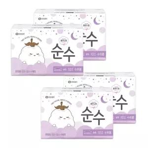 좋은느낌 순수 수퍼롱 42CM 밤샘걱정없이 오버나이트 10매 4팩