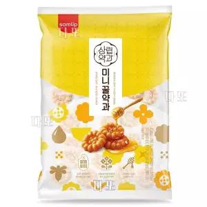 삼립 미니꿀약과 1봉지 140g 한과 미니약과