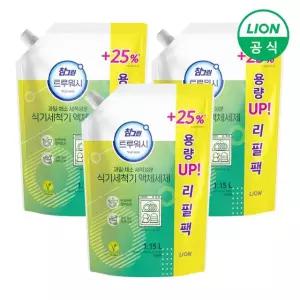 참그린 트루워시 식기세척기 액체세제 리필 1.15L X 3개