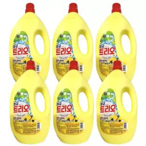 애경 항균 트리오 주방세제 용기 2kg (1.94L) x 6개