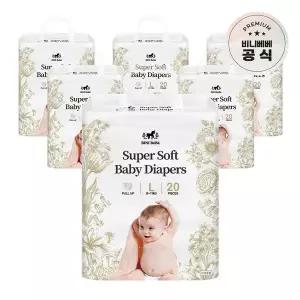 [비니베베]슈퍼소프트 팬티형 L 6팩