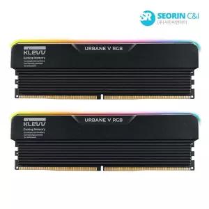 [서린공식] 에센코어 클레브 DDR5-6000 CL30 URBANE V RGB 블랙 패키지 서린 (32GB(16Gx2))