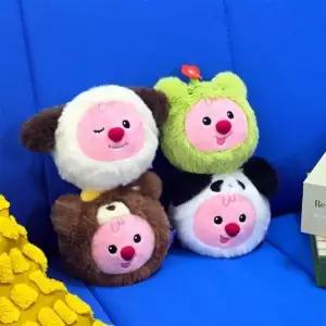 [하프클럽/]키링 4종 택1 인형 동물얼굴키링