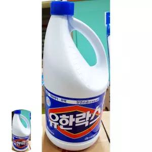 세탁보조제 식품용락스 식용락스 과일세척제 소독제 유한락스(2L)