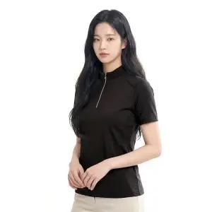 [하프클럽/콜핑]콜핑 여성 아이스본 메쉬 절개형 등산 냉감 반팔 반집업 티