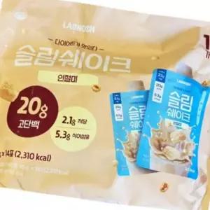 랩노쉬 슬림쉐이크 45g x 14개 - 인절미