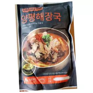 지아오 양평해장국 청우 800G X5 일회용국 자취요리