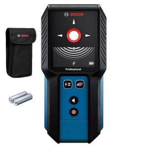 BOSCH GMS120-27 전문가용 벽 스캐너, 다기능 스터드 파인더, 전기기사, 배관공 및 시공업체용 실선 감지기, 감지기 스캐너