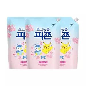피죤 초고농축 섬유유연제 체리블라썸 리필 1.3L, 3개  (2026 한정 에디션)