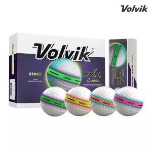 VOLVIK 볼빅 엑시아 LUMINA 3피스 골프공 12구 1더즌 듀얼코어 야광 야간
