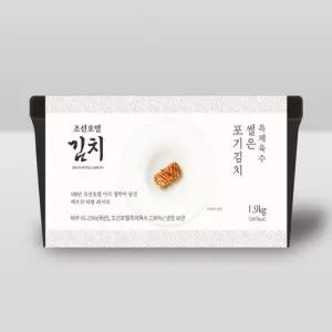 조선호텔 특제육수 썰은 포기김치 1.9kg