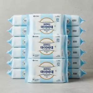 크리넥스 무색무향 마이비데 퓨어 리필 40매, 16팩