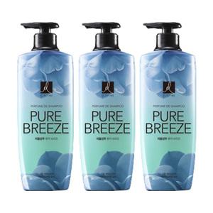 엘라스틴 퍼퓸 퓨어브리즈 샴푸 600ml, 3개
