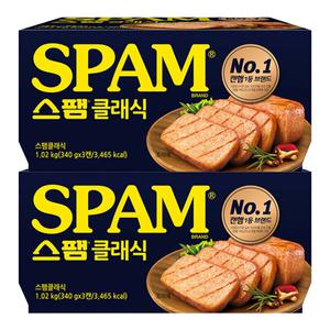 스팸 클래식, 340g, 6개