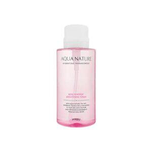 [어퓨] 아쿠아 네이처 로즈 듀드롭 브라이트닝 토너 500ml