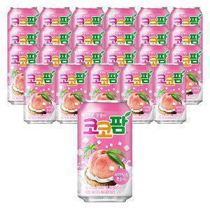 [해태음료] 코코팜 피치핑크 340ml, 24개